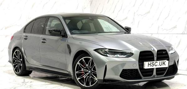 Grey 2022 BMW M3 Saloon All-wheel drive Automatic