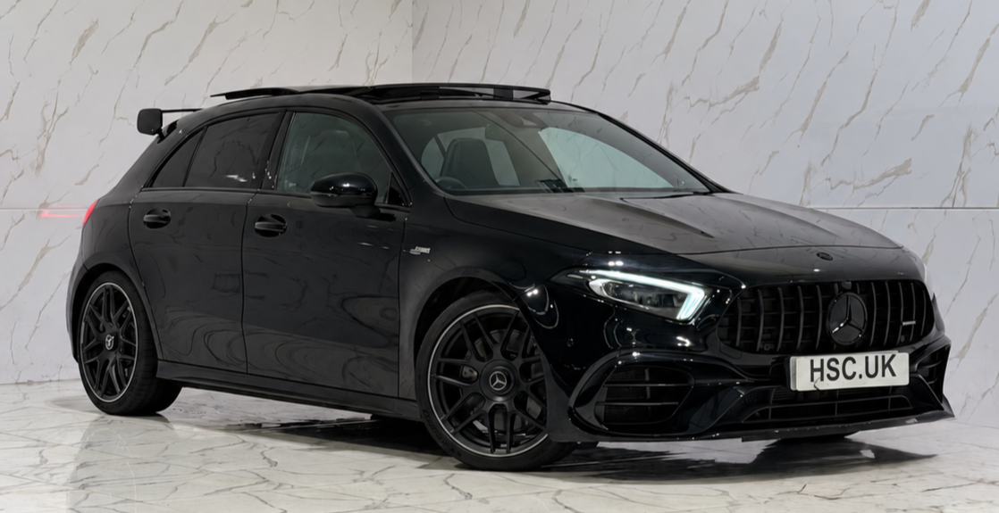 Black 2022 Mercedes-Benz A-Class Hatchback All-wheel drive Automatic
